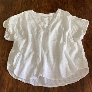White Flowy Shirt
